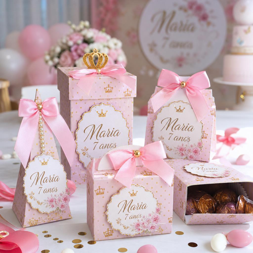 Kit completo de lembrancinhas de aniversário personalizadas